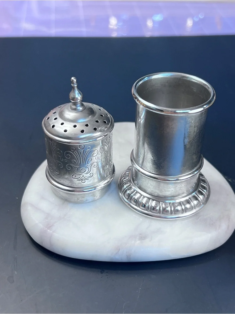 Antique Redlich & Co Sterling Silver Shaker Caster 1100 Rococo Scroll 1.82oz
